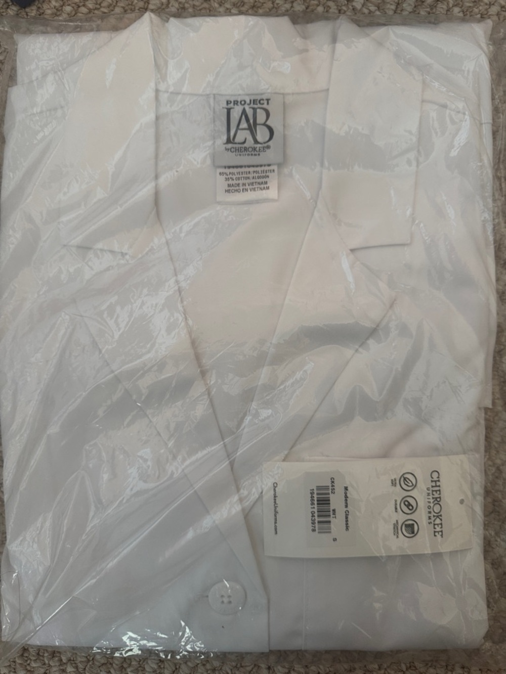 Project LAB by Cherokee Women's White Lab Coat